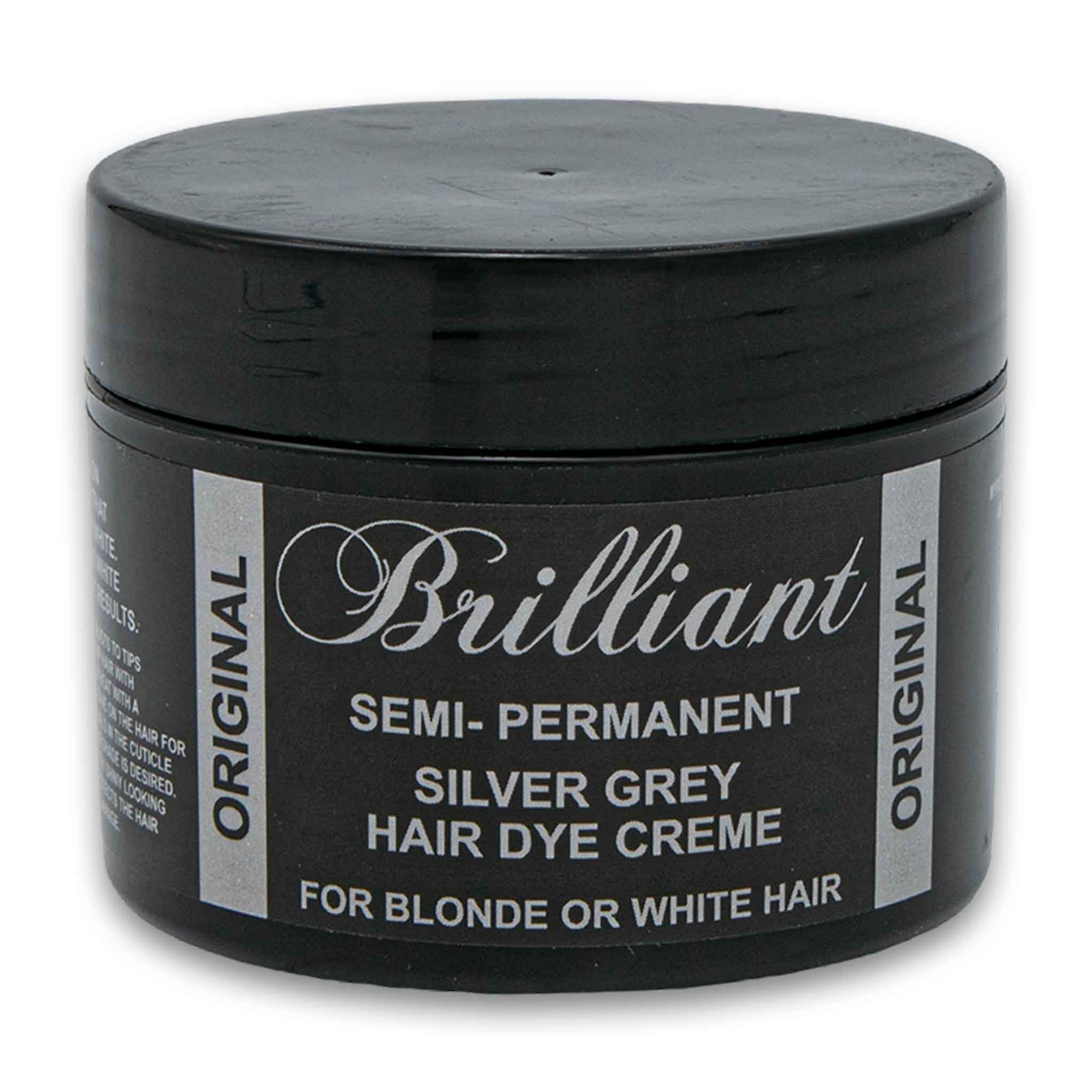 Semi-permanent Silver Grey Hair Dye Cream 150ml – Cosmetic Connection