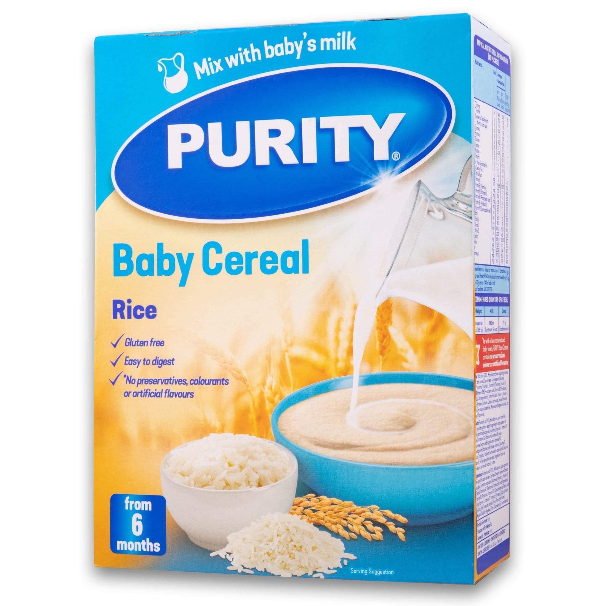 Baby cereal best sale at 4 months