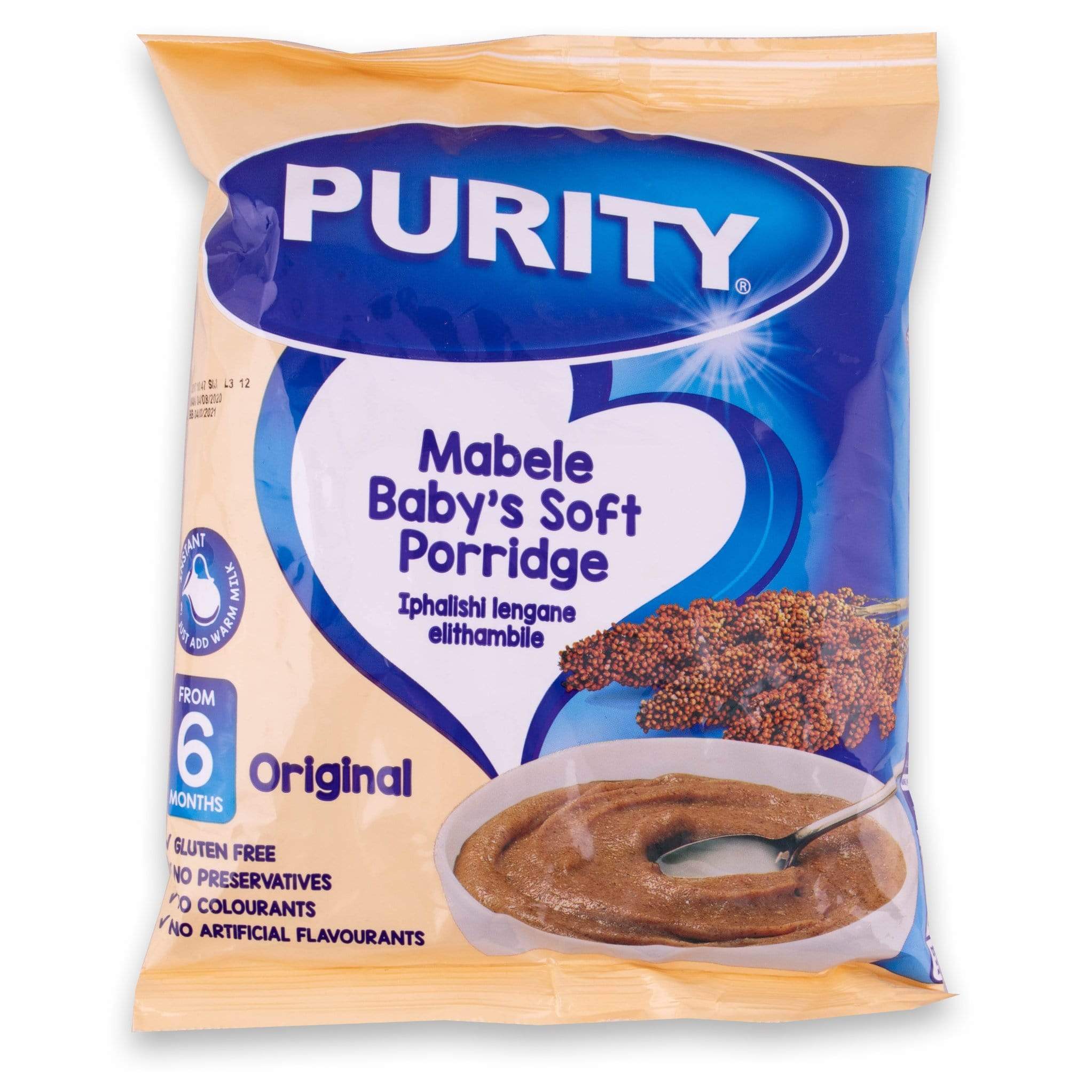 Purity baby food 6 hot sale months