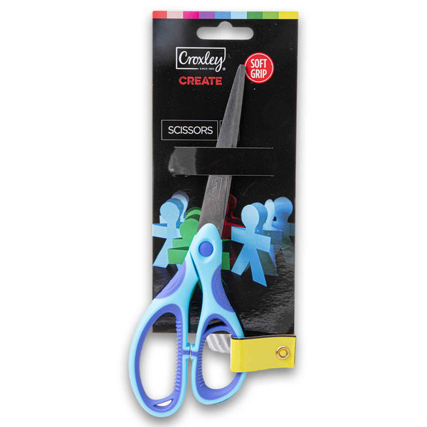 Scissors with Soft Grip 21cm - Assorted Colour