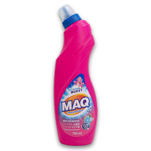 MAQ, Multipurpose Thick Bleach Cleans and Disinfects 750ml - Cosmetic Connection