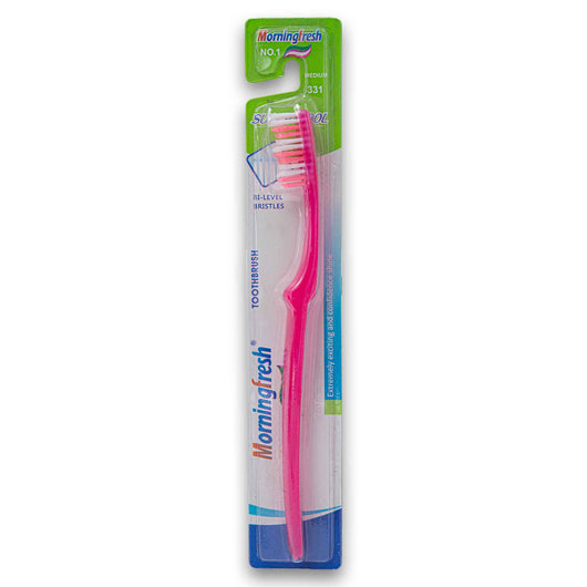 Morning Fresh, Super Cool Medium Bristle Toothbrush - Assorted Colour - Cosmetic Connection