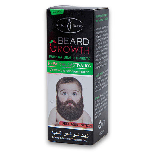 Aichun Beauty, Beard Growth & Repair Oil 30ml - Cosmetic Connection