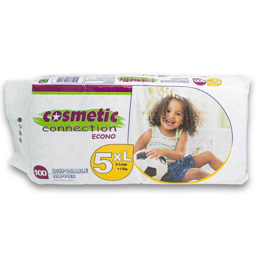 Cosmetic Connection, Baby Economy Disposable Nappies for Boys & Girls 100 Pack - Cosmetic Connection