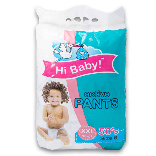 Hi Baby!, Baby Active Pull Up Pants 50 Unisex Diapers - Cosmetic Connection