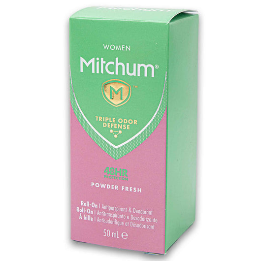 Mitchum, Triple Odor Defense Roll On 50ml - Cosmetic Connection