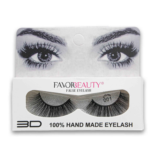 Favor Beauty, Handmade 3D Eyelashes 001 Assorted Size - Cosmetic Connection