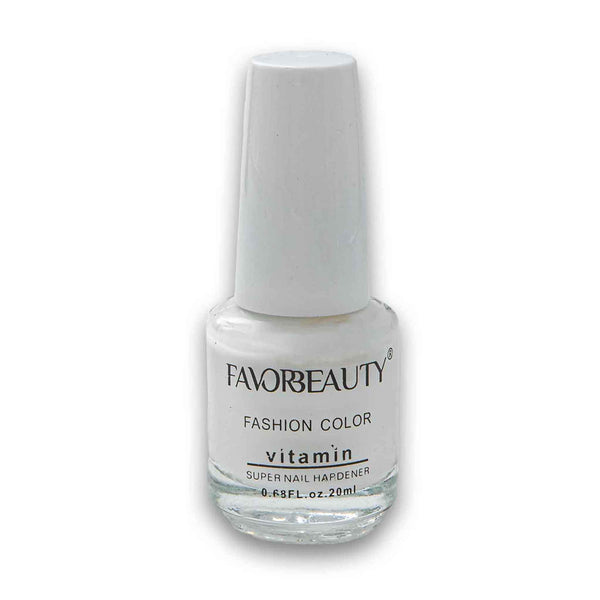 Favor Beauty, Super Nail Hardener Fashion Color 20ml with Vitamin Assorted - Cosmetic Connection