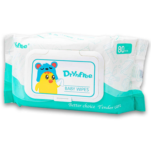 Drynfree, Baby Wipes 80 Pack - Cosmetic Connection