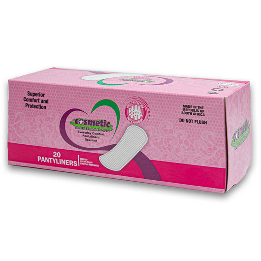 Cosmetic Connection, Everyday Comfort Pantyliners 20 Pack - Cosmetic Connection