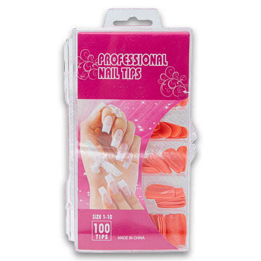 Nastique, Professional Nail Tips Full Set 100 Pack - Cosmetic Connection