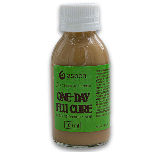 Aspen Pharmacare, One-day Flu Cure Suspension 100ml - Cosmetic Connection