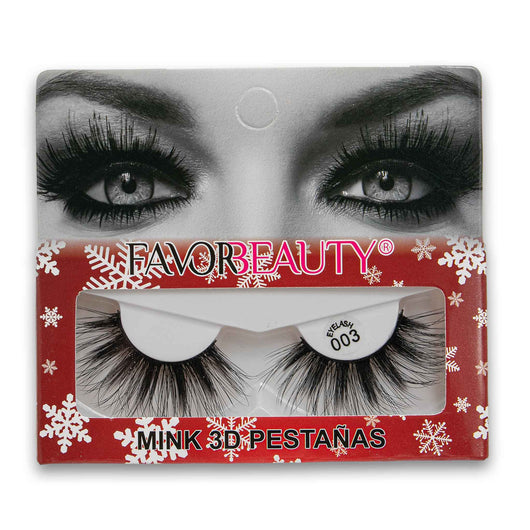 Favor Beauty, Mink 3D Eyelashes 003 Assorted Size - Cosmetic Connection