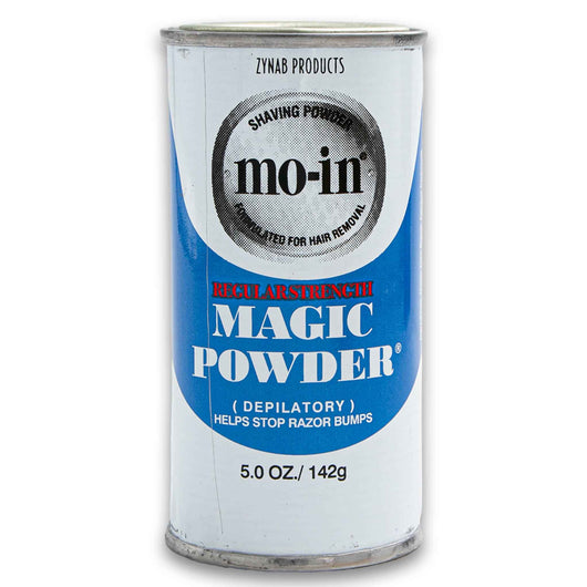 Zynab Products, Mo-in Magic Shaving Powder 142g Regular Strength - Cosmetic Connection