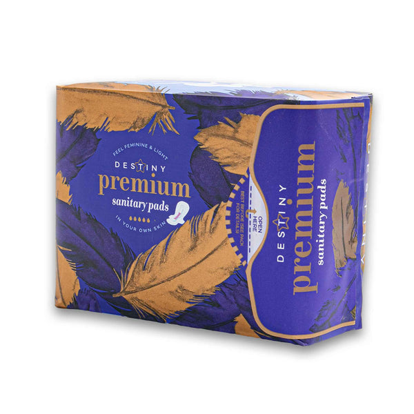 Destiny, Premium Sanitary Pads 8 Pack - Feel Feminine & Light - Cosmetic Connection