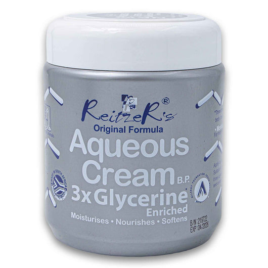 Reitzer's, Aqueous Body Cream Glycerine Enriched 500ml - Cosmetic Connection