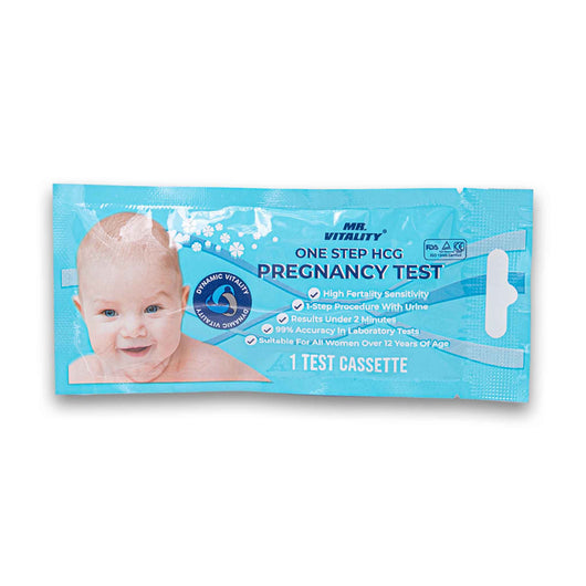 Mr. Vitality, One Step HCG Pregnancy Test Cassette - Cosmetic Connection
