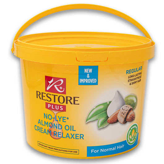 Restore Plus, No-Lye Almond Oil Cream Relaxer 5L - Cosmetic Connection