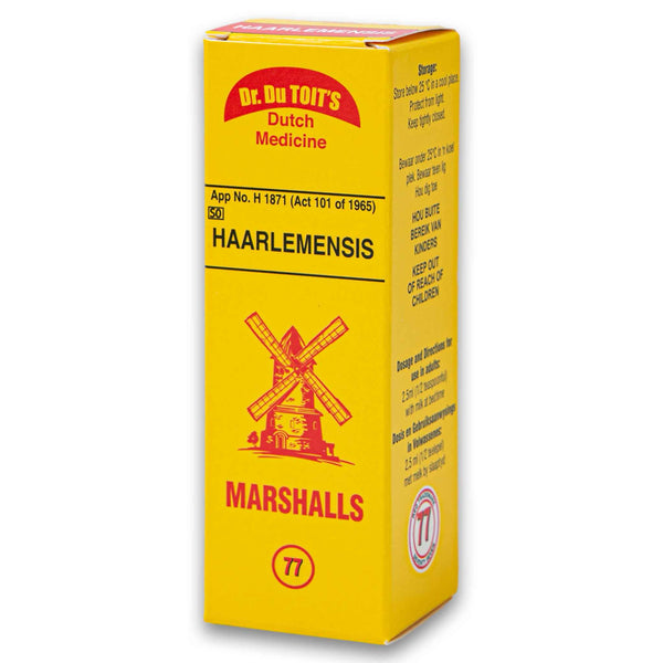 Marshalls, Dutch Medicine Haarlamensis 20ml - Cosmetic Connection