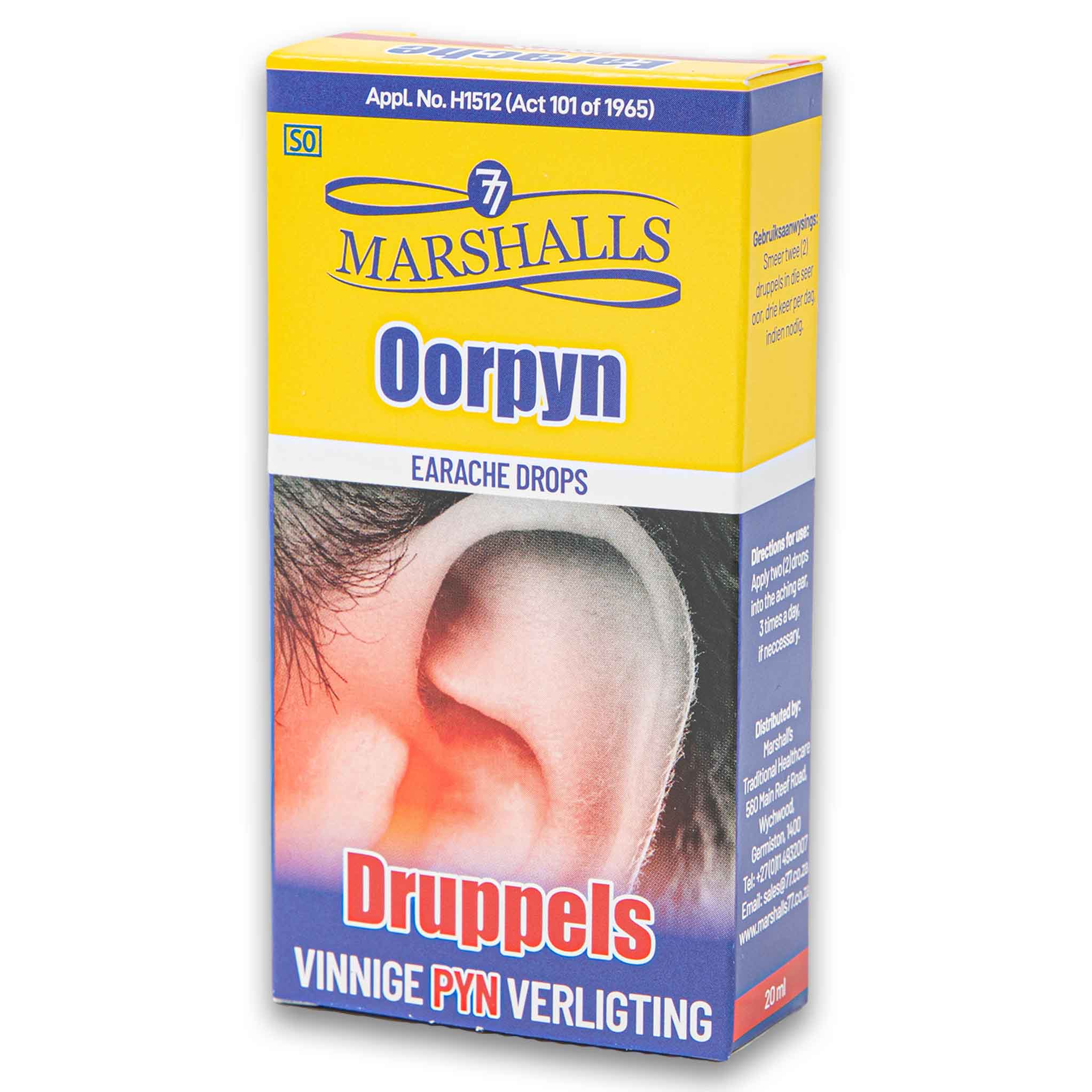 Earache Drops Quick Relief 20ml Cosmetic Connection