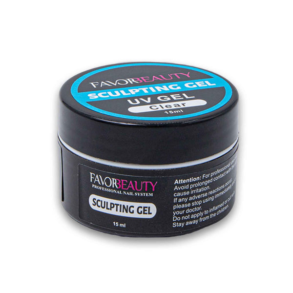 Favor Beauty, Sculpting UV Gel Clear 15ml - Cosmetic Connection