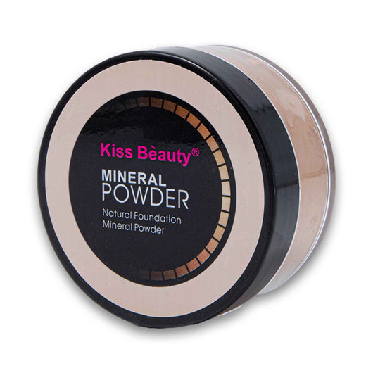 Kiss Beauty, Natural Foundation Mineral Powder - Cosmetic Connection