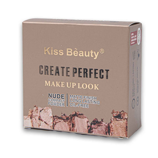 Kiss Beauty, Nude Compact Powder Matte Finish 20g - Cosmetic Connection