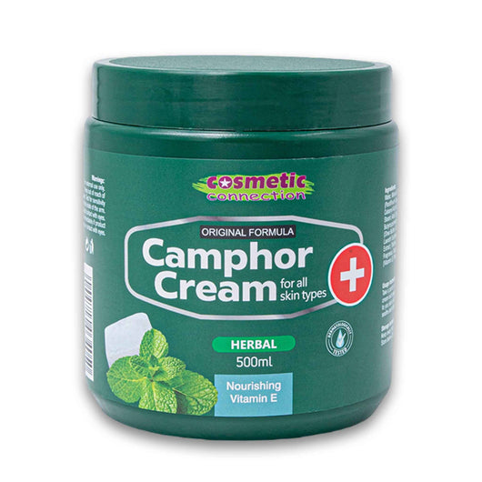 Cosmetic Connection, Camphor Cream Herbal 500ml - Cosmetic Connection