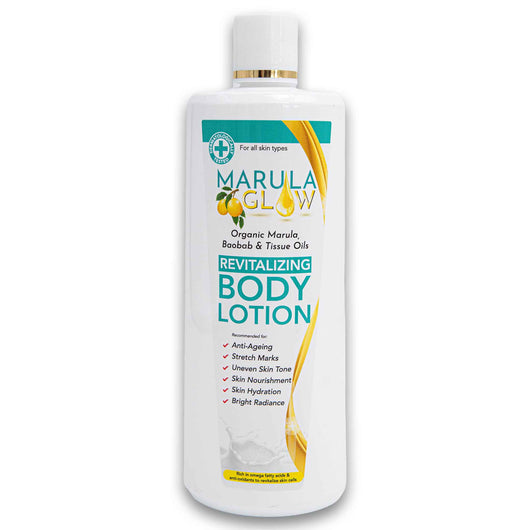 Marula Glow, Revitalizing Body Lotion 400ml - Cosmetic Connection