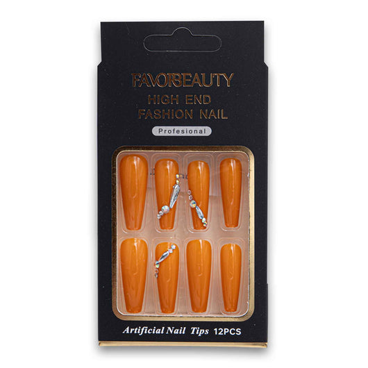 Favor Beauty, Artificial High End Nail Tips 12 Piece - Assorted Colour - Cosmetic Connection
