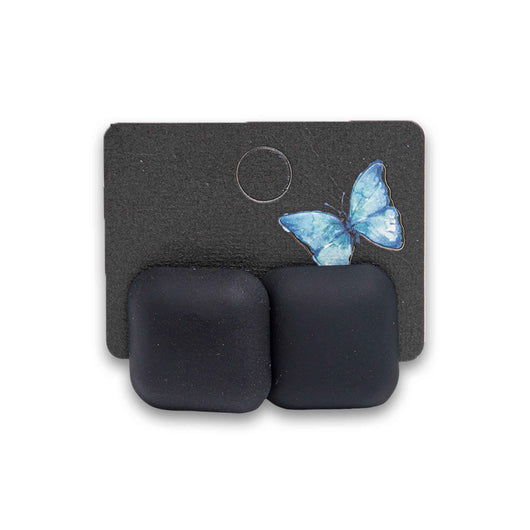 Naturally Flawless, Fashion Earrings Square Stone - Assorted Colour - Cosmetic Connection