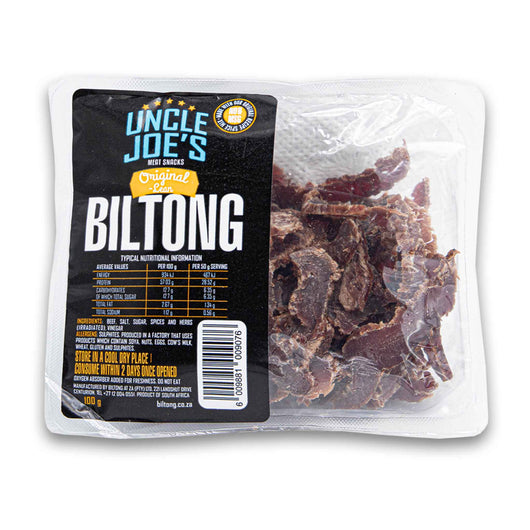 Uncle Joe, Biltong Original Lean 100g - Cosmetic Connection