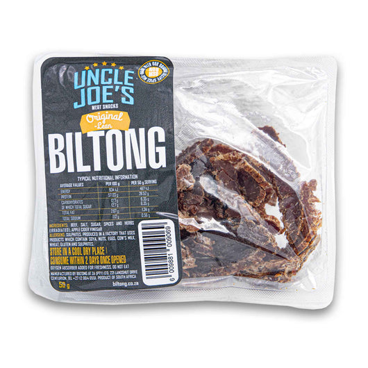 Uncle Joe, Biltong Original Lean 50g - Cosmetic Connection