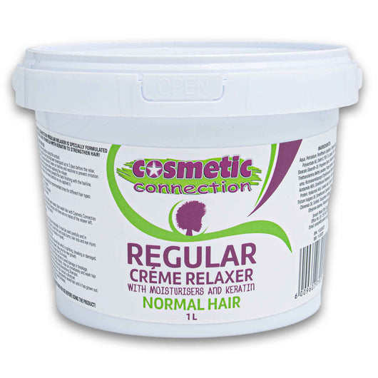 Cosmetic Connection, Hair Cream Relaxer Regular 1L - Cosmetic Connection