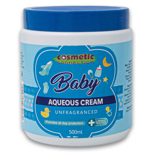 Cosmetic Connection, Baby Aqueous Cream 500ml - Cosmetic Connection