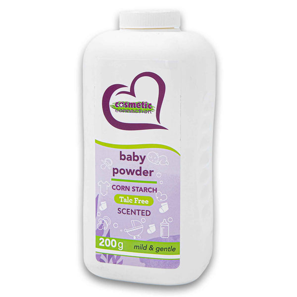 Cosmetic Connection, Baby Powder Corn Starch Scented 200g - Cosmetic Connection