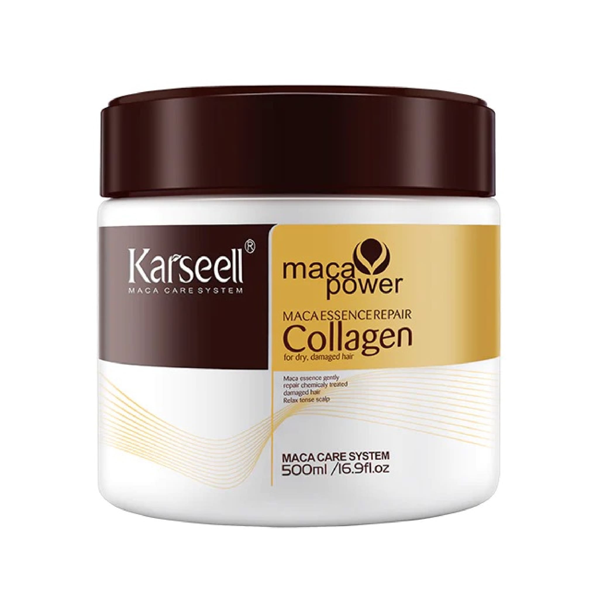 Maca Essence Repair Collagen for Dry Damaged Hair 500ml – Cosmetic ...