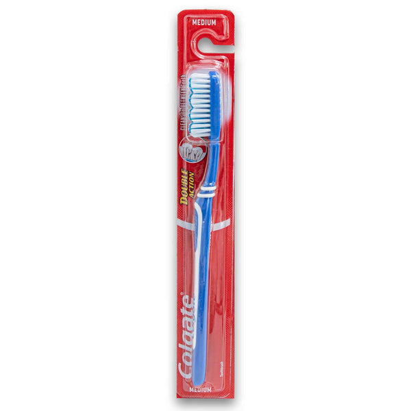 Double Action Medium Bristle Toothbrush - Assorted Colour