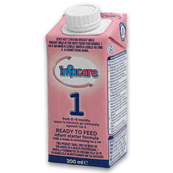 Infacare, Infant Starter Formula Ready to Feed 0 to 6 Months 200ml - Cosmetic Connection