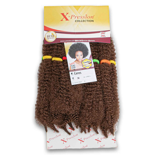 X-Pression, Ceres 60" Crochet Braid 100% Synthetic - Cosmetic Connection