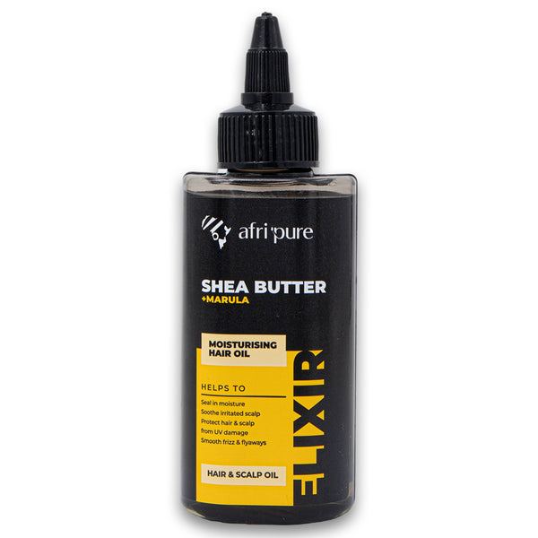 Shea Butter + Marula Moisturising Hair Oil Elixir 100ml