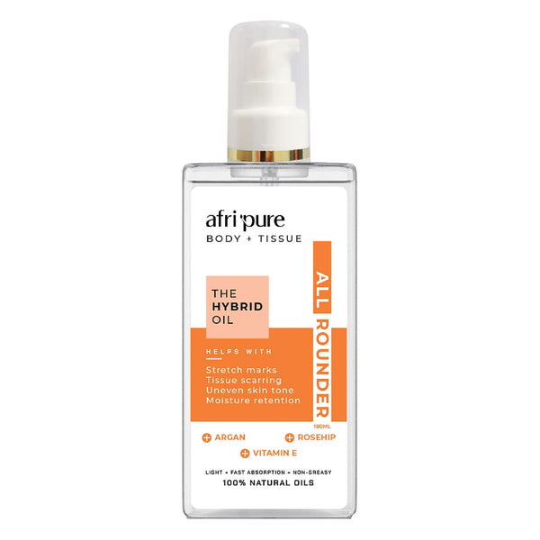 Afri Pure, The Hybrid Oil All Rounder 180ml - Cosmetic Connection