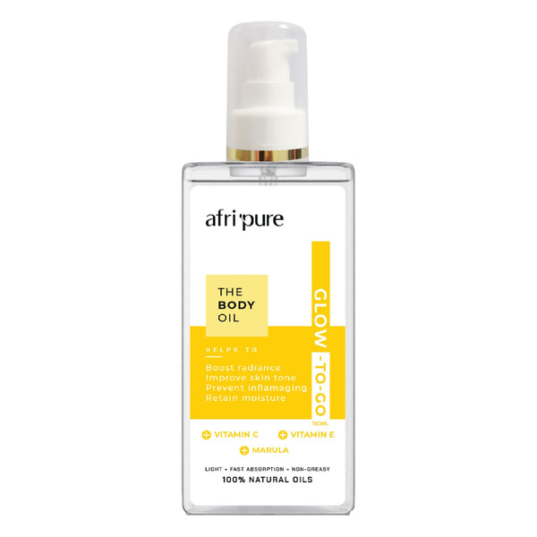 Afri Pure, The Body Oil Glow to Go 180ml - Cosmetic Connection