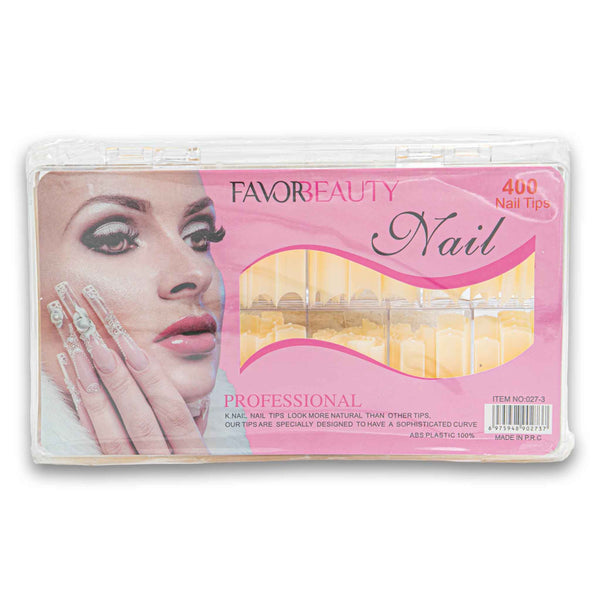 Professional False Nail Tips Natural Look 400 Piece