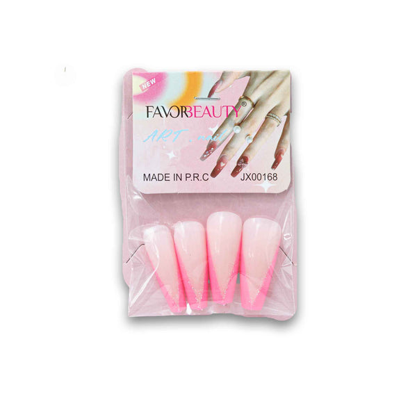 Nail Art False Nail Tips 10 Piece - Assorted Colour