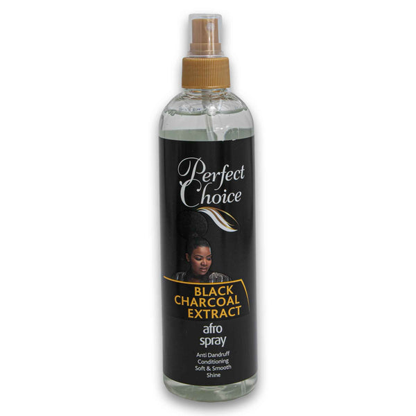 Perfect Choice, Black Charcoal Extract Afro Spray 350ml - Cosmetic Connection