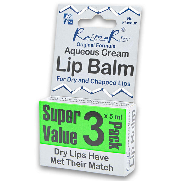 Aqueous Cream Lip Balm 5ml 3 Pack