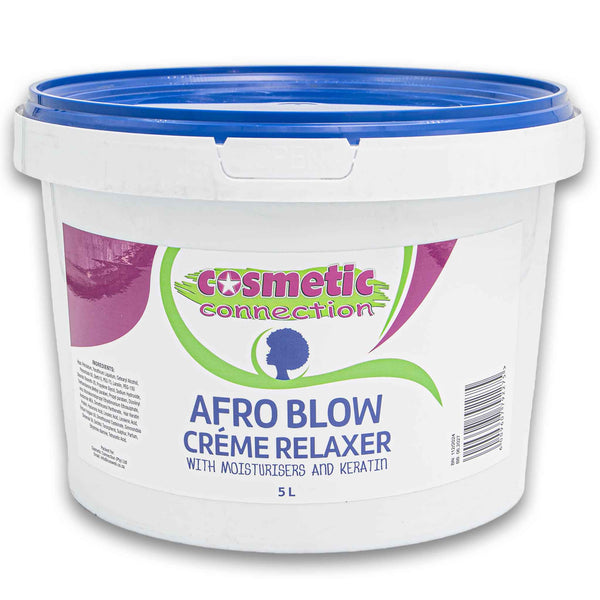 Afro Blow Creme Relaxer with Moisturisers and Keratin 5L