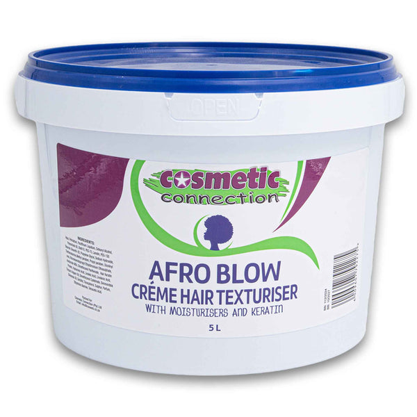 Afro Blow Creme Hair Texturiser with Moisturisers and Keratin 5L