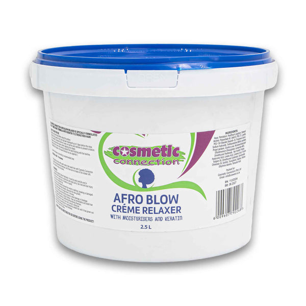 Afro Blow Creme Relaxer with Moisturisers and Keratin 2.5L